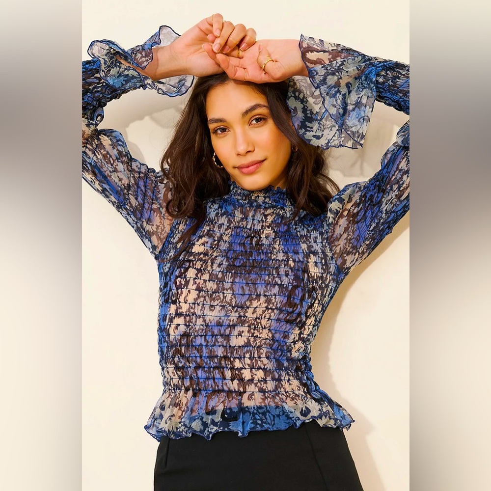 Free People Hello There Long Sleeve Top